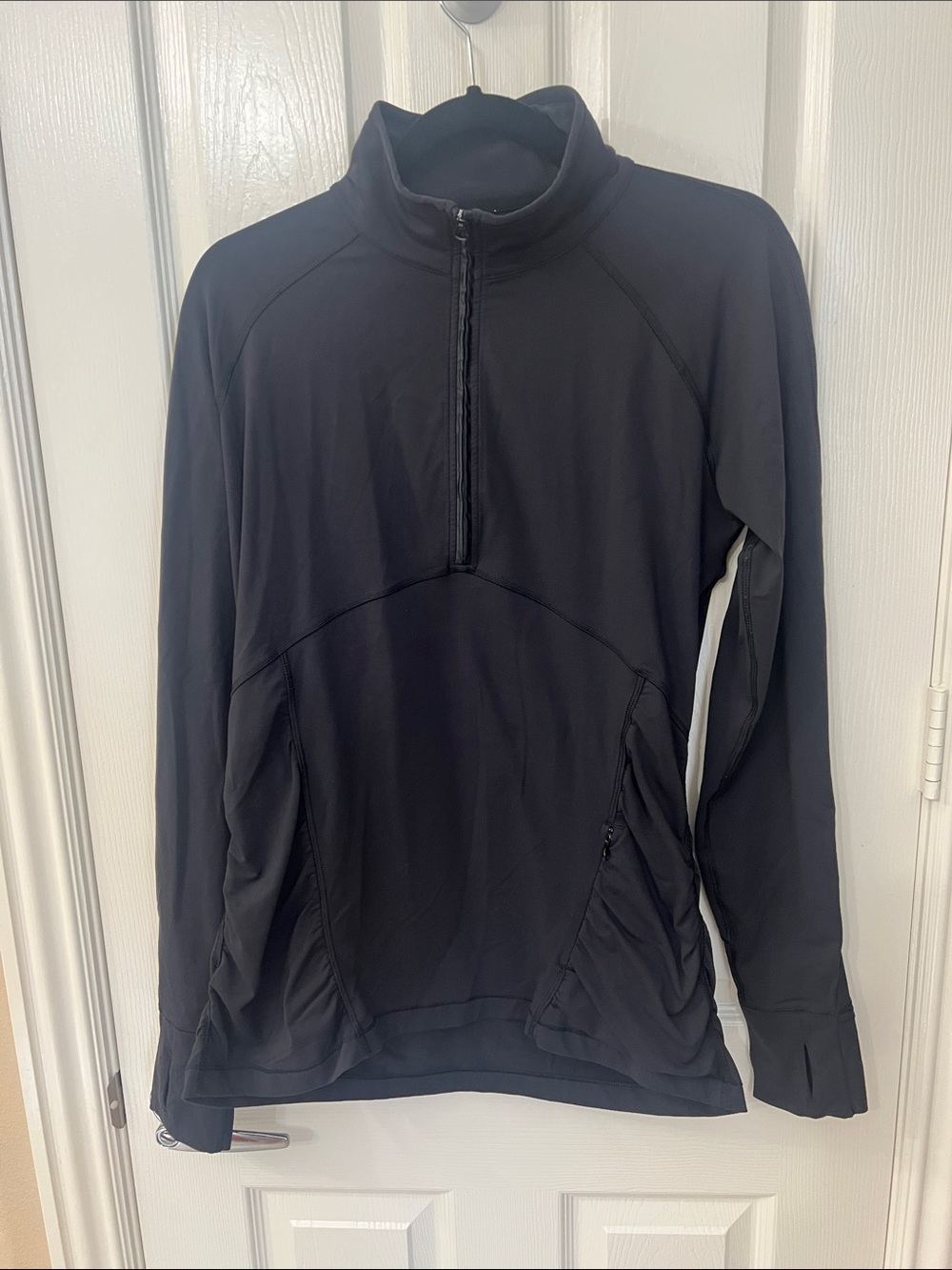lululemon Front of the Pack Black Half-Zip Utility Jacket